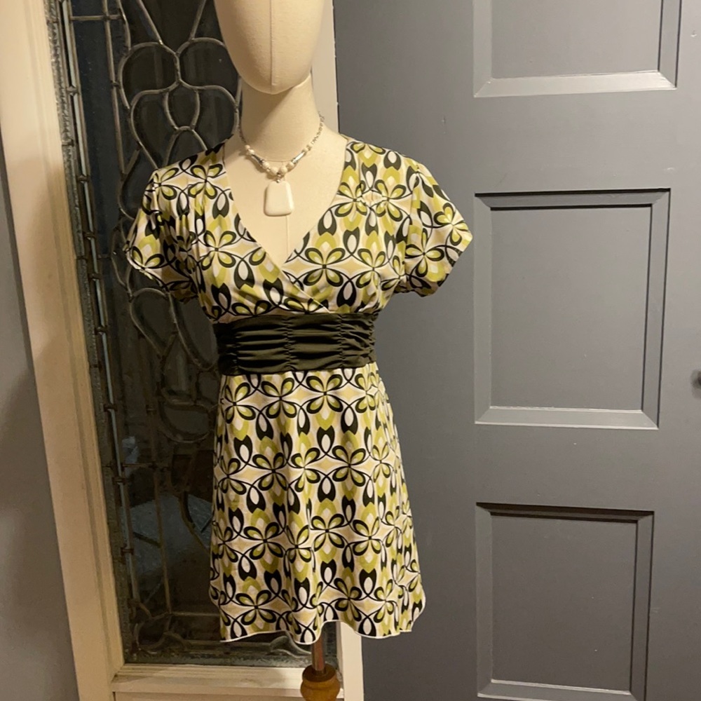 This gorgeous top w/belt to cinch above the waist